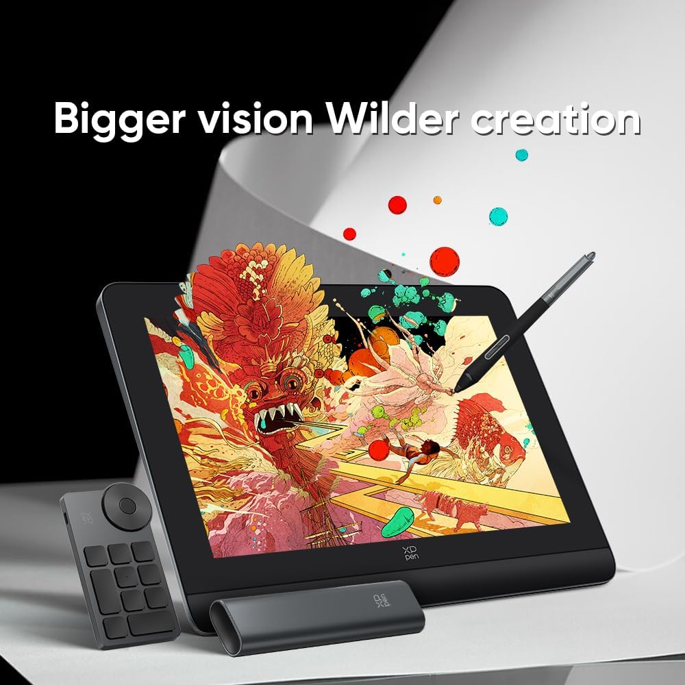 Tablette graphique numérique Artist Pro 14 (2e génération) avec stylet sans pile, résolution 2K, écran 14 pouces.