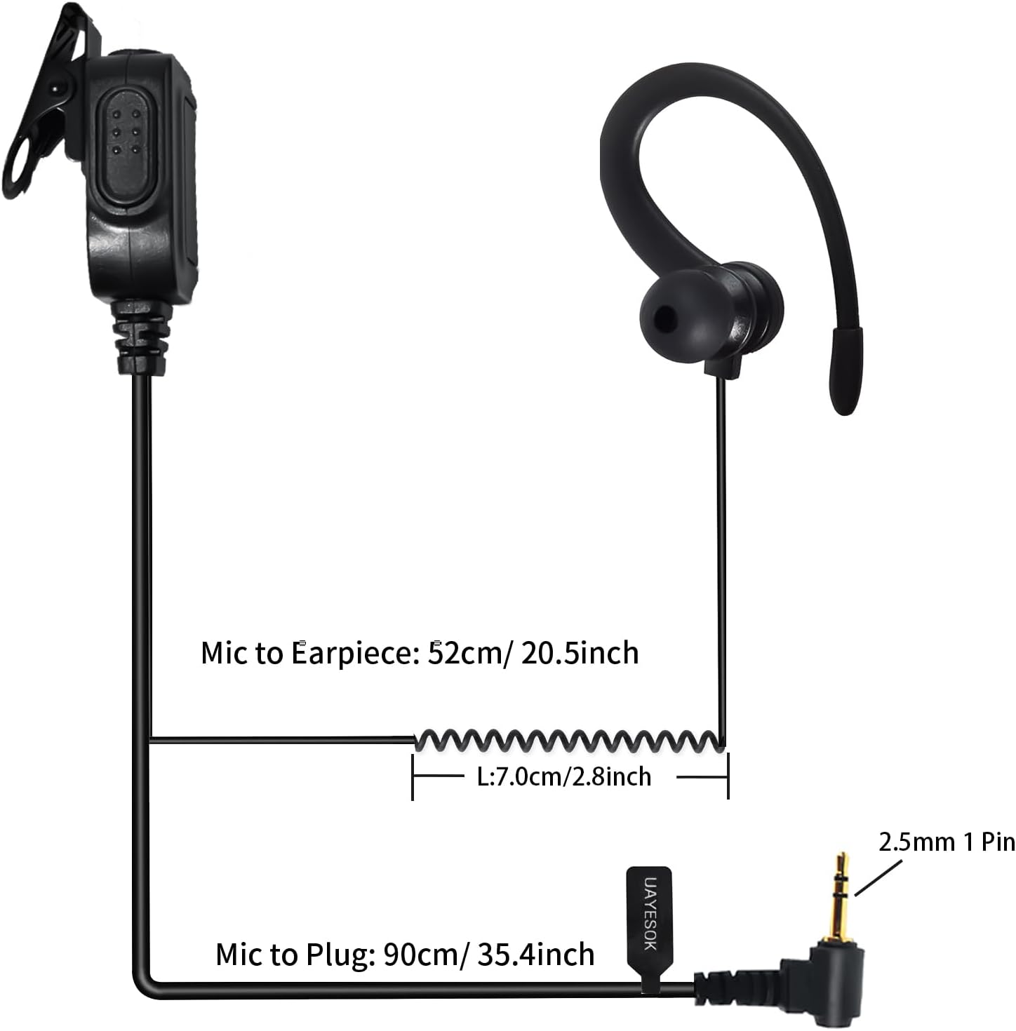 Ecouteur pour talk walk