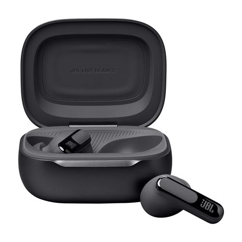 Ecouteurs sans fil Bluetooth JBL Live Beam 3 avec réduction de bruit Noir